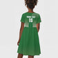 Custom Kenya Football Kid Short Sleeve Dress Go Harambee Stars - African Pride
