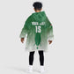 Custom Kenya Football Kid Wearable Blanket Hoodie Go Harambee Stars - African Pride