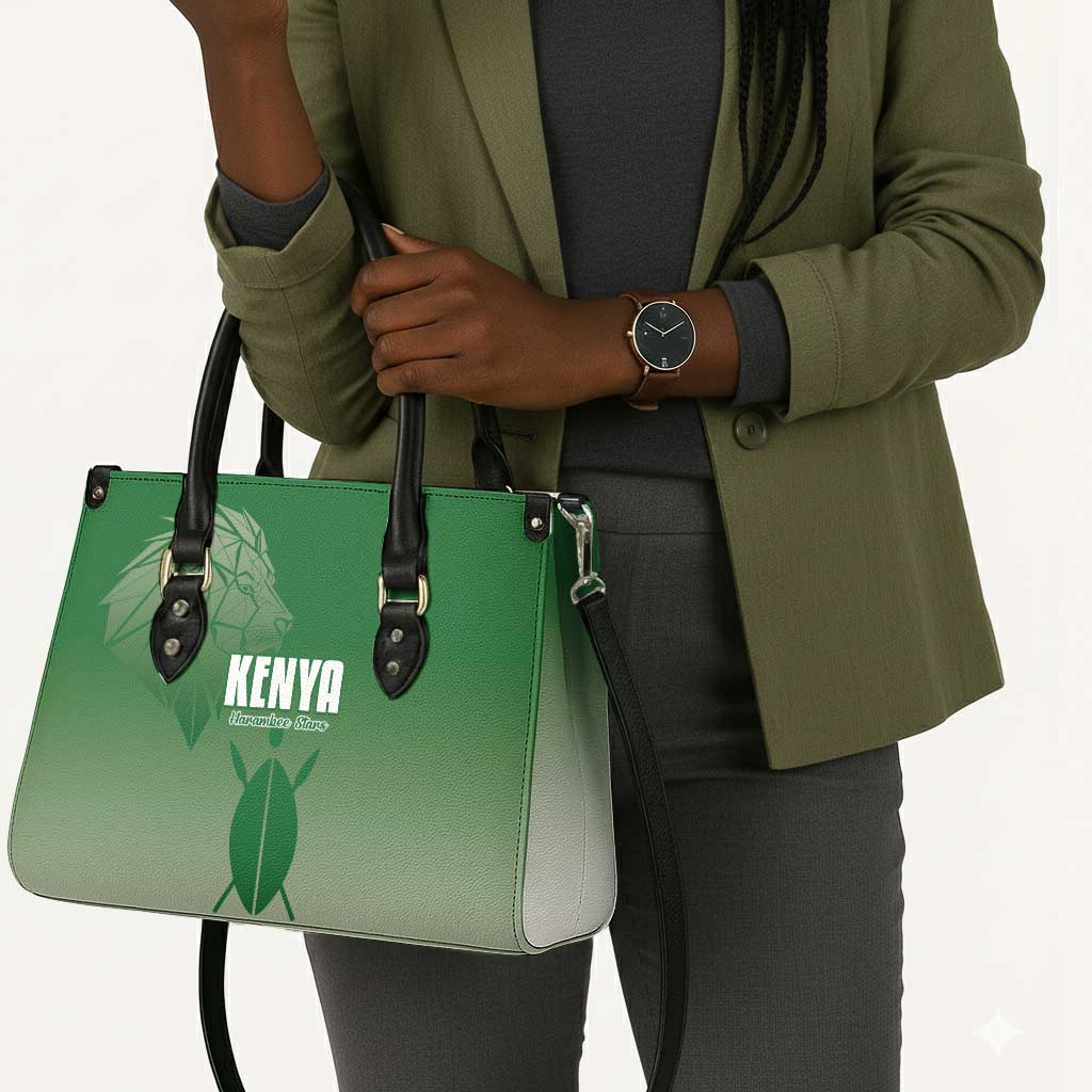 Kenya Football Leather Bag Go Champions Harambee Stars