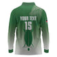 Custom Kenya Football Long Sleeve Polo Shirt Go Harambee Stars - African Pride