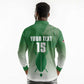 Custom Kenya Football Long Sleeve Polo Shirt Go Harambee Stars - African Pride