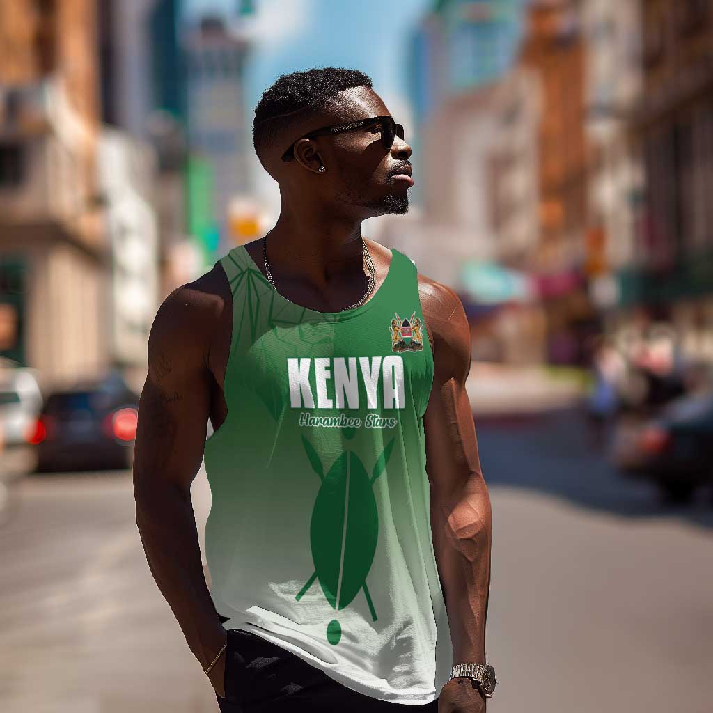 Custom Kenya Football Men Tank Top Go Harambee Stars - African Pride