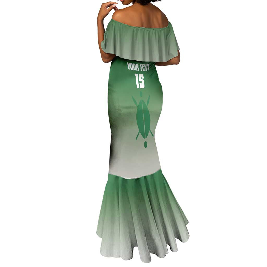 Custom Kenya Football Mermaid Dress Go Harambee Stars - African Pride