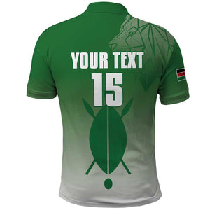 Custom Kenya Football Polo Shirt Go Harambee Stars - African Pride