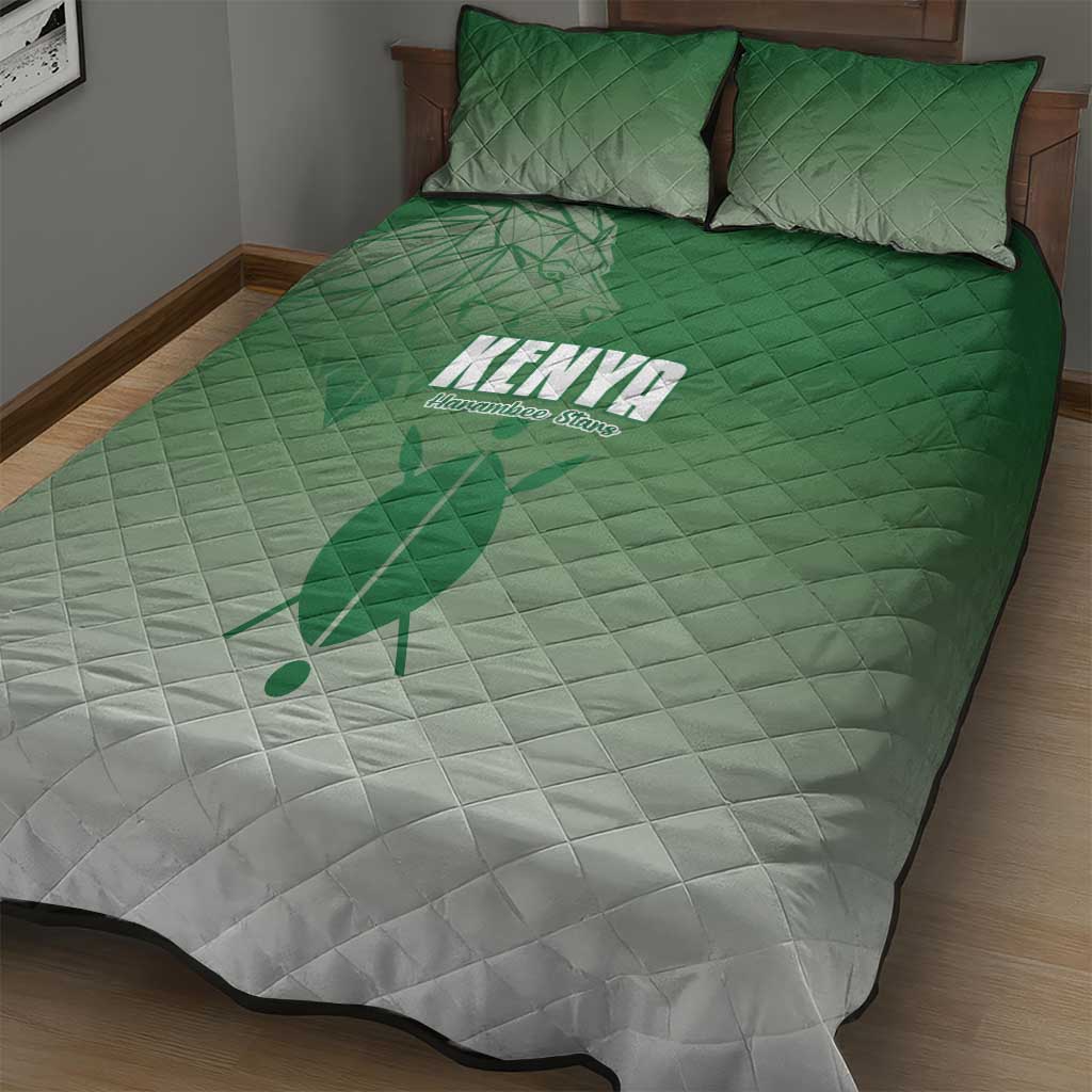 Kenya Football Quilt Bed Set Go Harambee Stars - African Pride