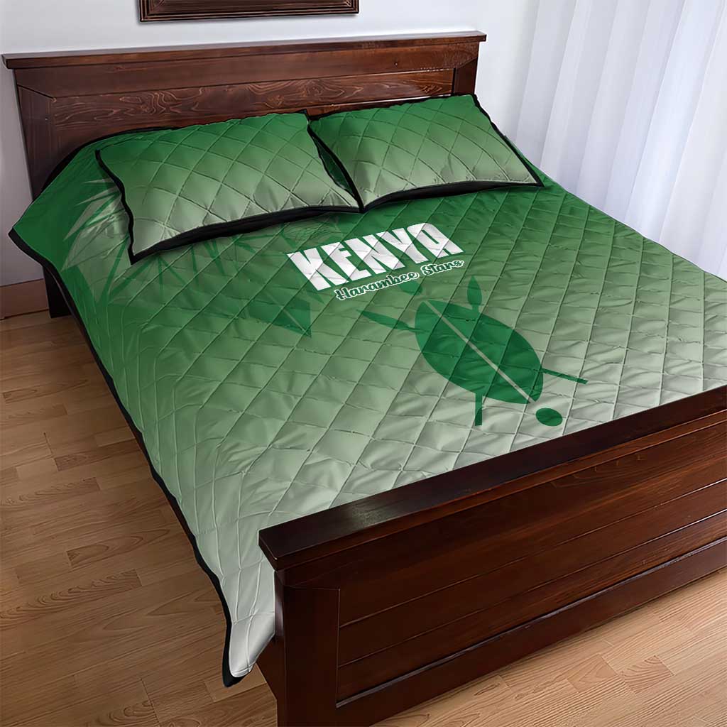 Kenya Football Quilt Bed Set Go Harambee Stars - African Pride
