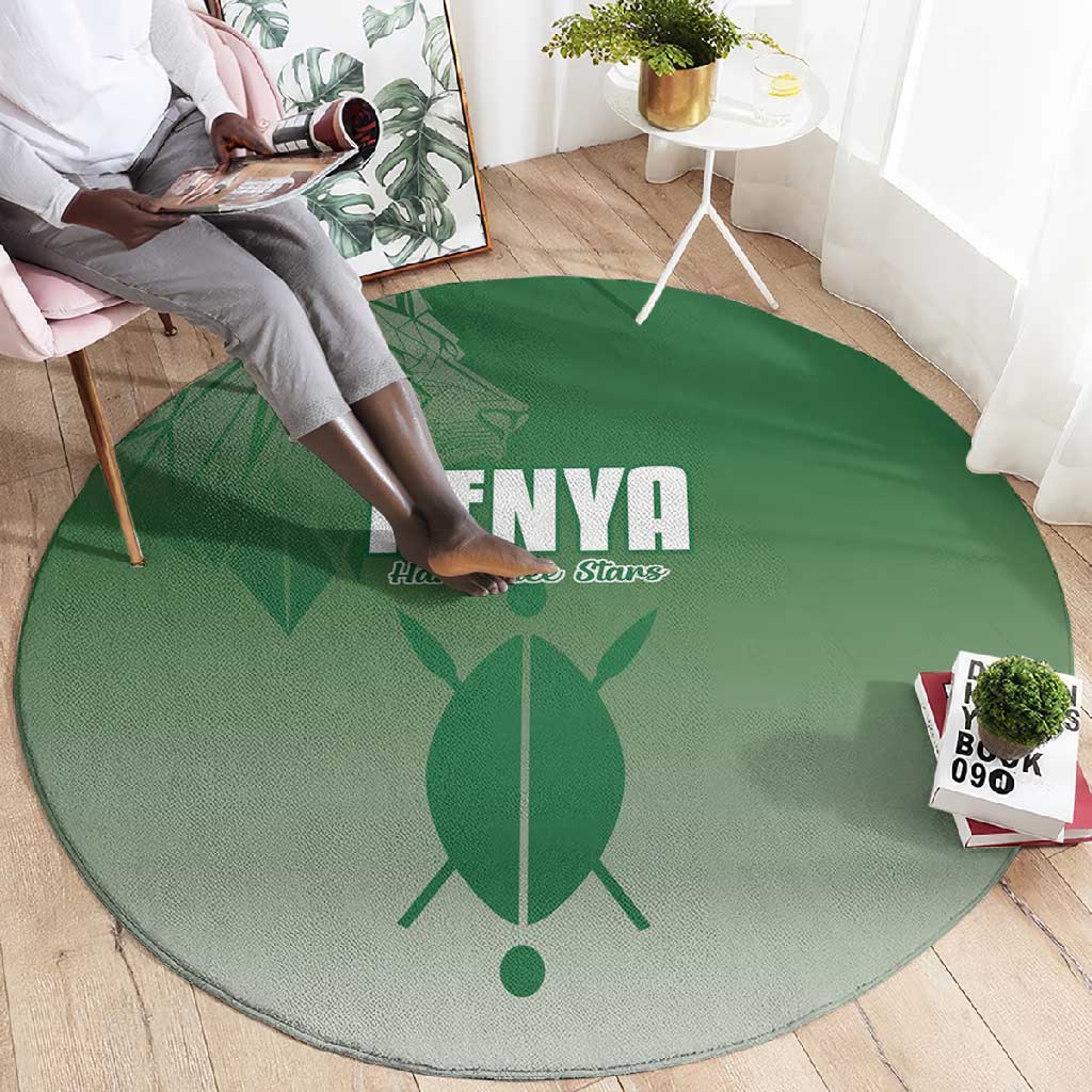 Kenya Football Round Carpet Go Harambee Stars - African Pride