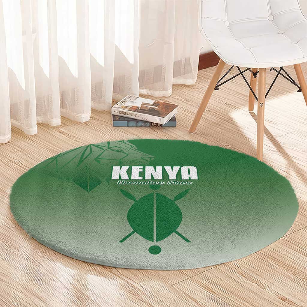Kenya Football Round Carpet Go Harambee Stars - African Pride