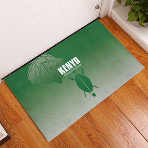 Kenya Football Rubber Doormat Go Harambee Stars - African Pride