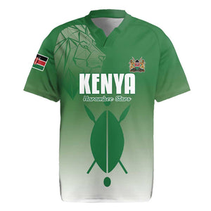 Custom Kenya Football Rugby Jersey Go Harambee Stars - African Pride