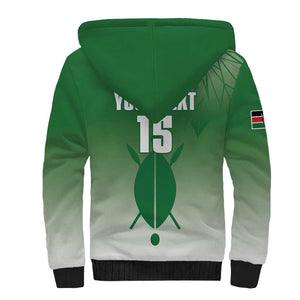 Custom Kenya Football Sherpa Hoodie Go Harambee Stars - African Pride