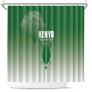 Kenya Football Shower Curtain Go Harambee Stars - African Pride