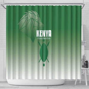 Kenya Football Shower Curtain Go Harambee Stars - African Pride