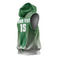 Custom Kenya Football Sleeveless Hoodie Go Harambee Stars - African Pride