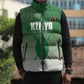 Custom Kenya Football Sleeveless Puffer Jacket Go Champions Harambee Stars