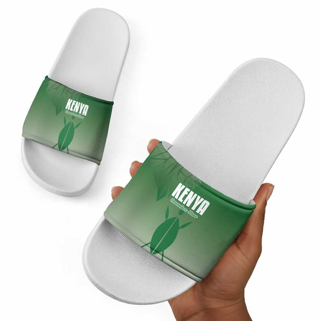 Kenya Football Slide Sandals Go Champions Harambee Stars