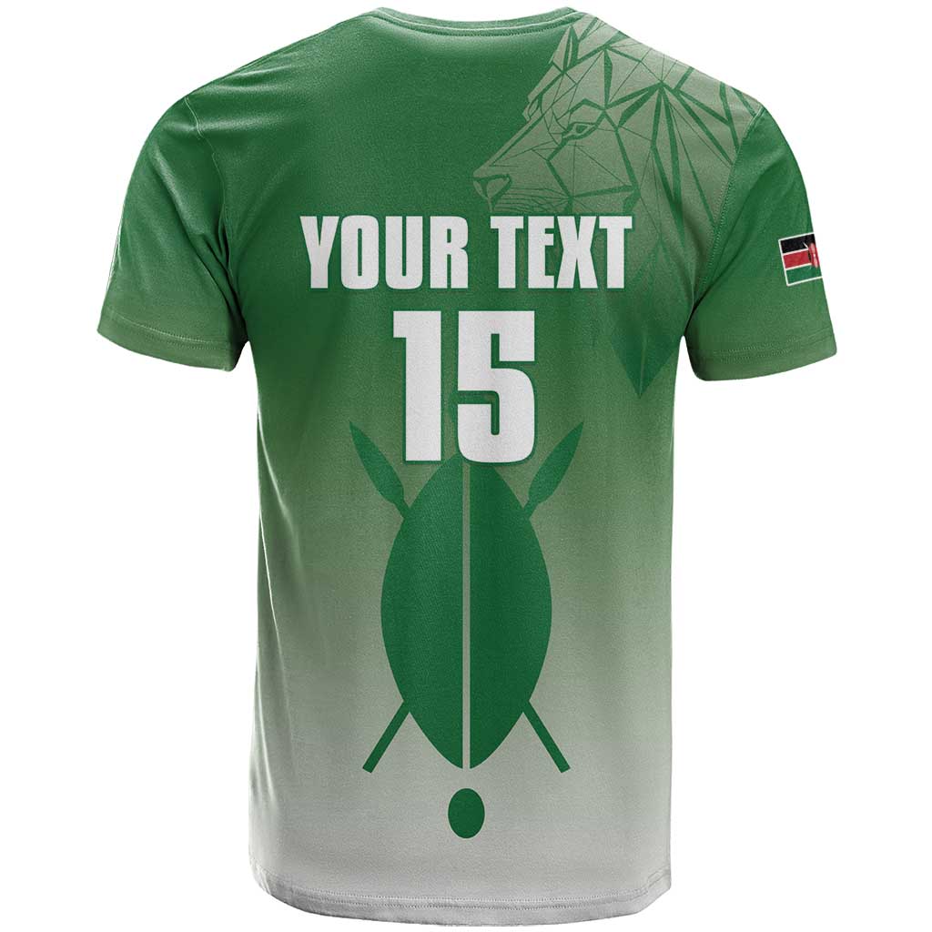 Custom Kenya Football T shirt Go Harambee Stars - African Pride