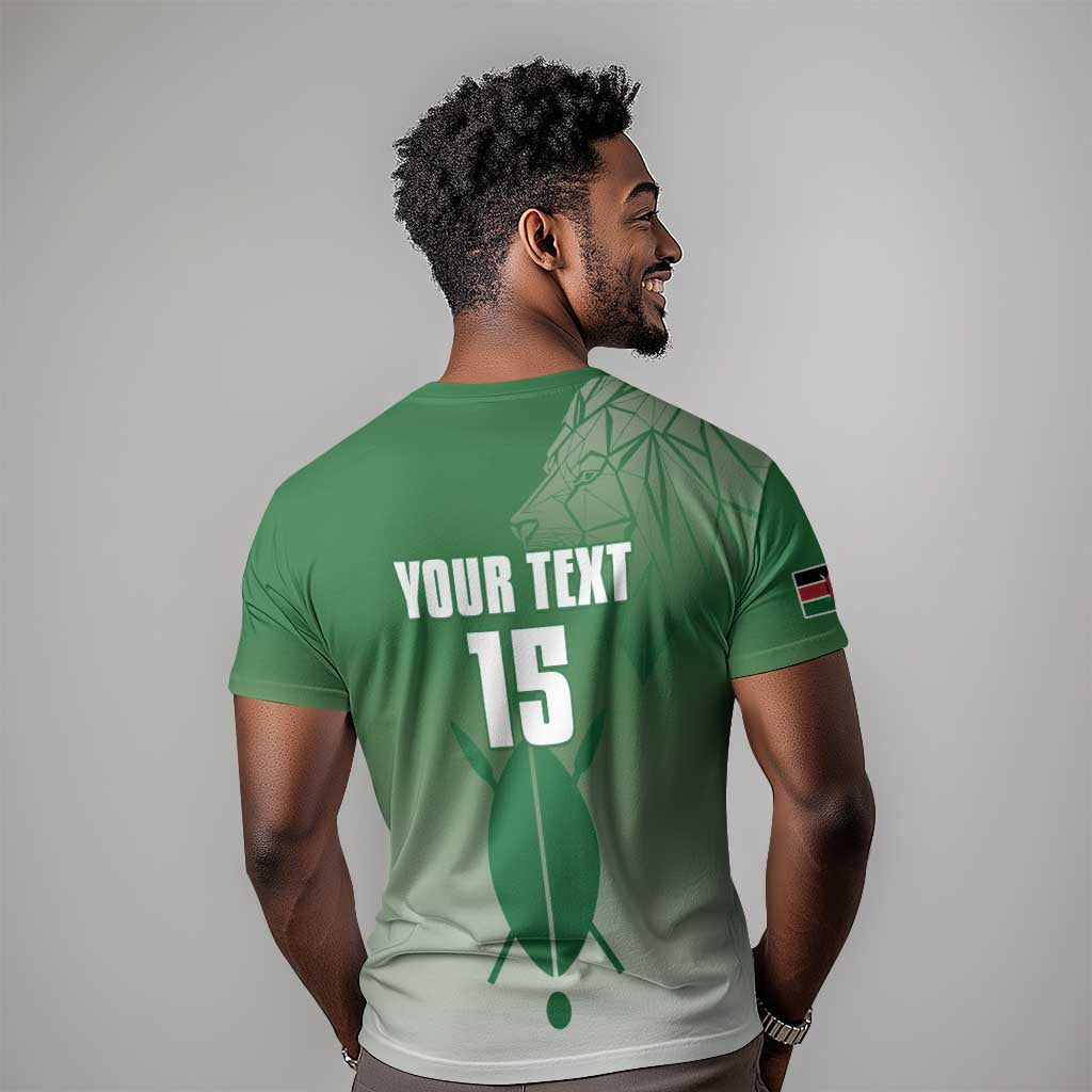Custom Kenya Football T shirt Go Harambee Stars - African Pride