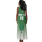 Custom Kenya Football Tank Maxi Dress Go Harambee Stars - African Pride