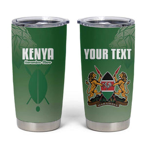 Custom Kenya Football Tumbler Cup Go Harambee Stars - African Pride