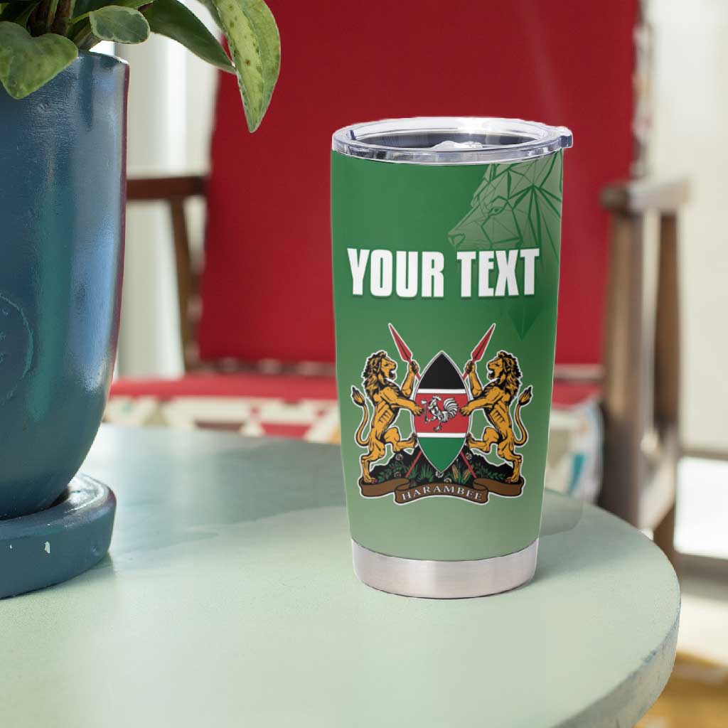 Custom Kenya Football Tumbler Cup Go Harambee Stars - African Pride