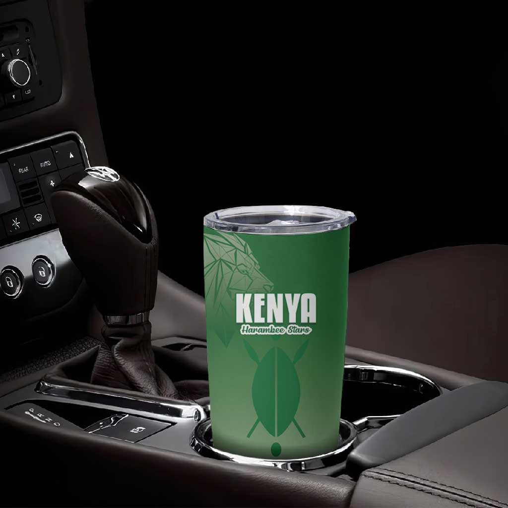 Custom Kenya Football Tumbler Cup Go Harambee Stars - African Pride