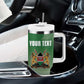Custom Kenya Football Tumbler With Handle Go Harambee Stars - African Pride