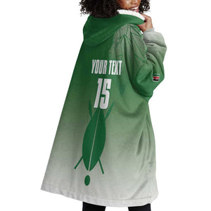 Custom Kenya Football Wearable Blanket Hoodie Go Harambee Stars - African Pride