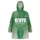Custom Kenya Football Wearable Blanket Hoodie Go Harambee Stars - African Pride