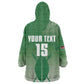Custom Kenya Football Wearable Blanket Hoodie Go Harambee Stars - African Pride