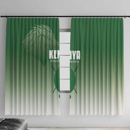 Kenya Football Window Curtain Go Harambee Stars - African Pride