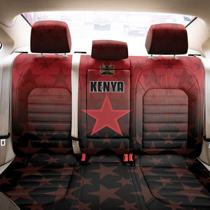 Kenya Football Back Car Seat Cover Harambee Harambee Stars - Red Jersey - African Pride