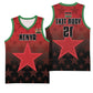 Custom Kenya Football Basketball Jersey Harambee Harambee Stars - Red Jersey - African Pride