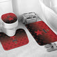 Kenya Football Bathroom Set Go Harambee Stars - Red Jersey