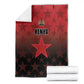Kenya Football Blanket Harambee Harambee Stars - Red Jersey - African Pride