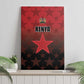 Kenya Football Canvas Wall Art Harambee Harambee Stars - Red Jersey - African Pride