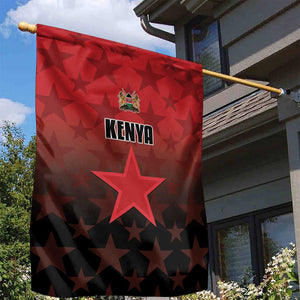 Kenya Football Garden Flag Harambee Harambee Stars - Red Jersey - African Pride