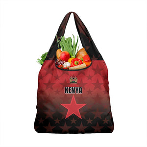 Kenya Football Grocery Bag Harambee Harambee Stars - Red Jersey - African Pride