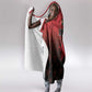 Kenya Football Hooded Blanket Harambee Harambee Stars - Red Jersey - African Pride