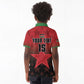 Custom Kenya Football Kid Polo Shirt Harambee Harambee Stars - Red Jersey - African Pride