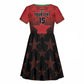 Custom Kenya Football Kid Short Sleeve Dress Harambee Harambee Stars - Red Jersey - African Pride