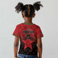 Custom Kenya Football Kid T shirt Harambee Harambee Stars - Red Jersey - African Pride
