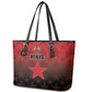 Kenya Football Leather Tote Bag Harambee Harambee Stars - Red Jersey - African Pride