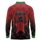 Custom Kenya Football Long Sleeve Polo Shirt Harambee Harambee Stars - Red Jersey - African Pride