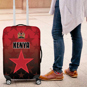 Kenya Football Luggage Cover Harambee Harambee Stars - Red Jersey - African Pride
