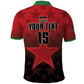 Custom Kenya Football Polo Shirt Harambee Harambee Stars - Red Jersey - African Pride