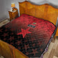 Kenya Football Quilt Harambee Harambee Stars - Red Jersey - African Pride