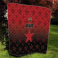 Kenya Football Quilt Harambee Harambee Stars - Red Jersey - African Pride