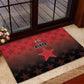 Kenya Football Rubber Doormat Harambee Harambee Stars - Red Jersey - African Pride