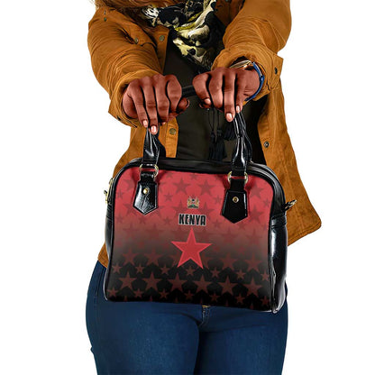 Kenya Football Shoulder Handbag Harambee Harambee Stars - Red Jersey - African Pride